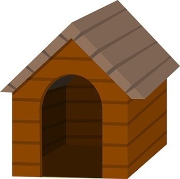 dog house without door