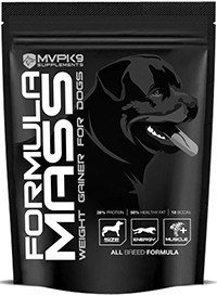 Formula Mass Weight Gainer for Dogs (90 Servings) Made in the USA - Helps Increase Weight & Adds Mass on Skinny Dogs.