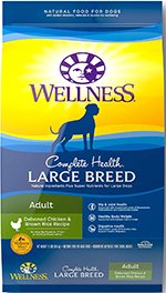 Wellness Complete Health Natural Dry Large Breed Dog Food, Chicken & Rice