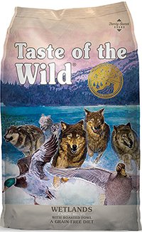 Taste of the Wild Grain Free High Protein Dry Dog Food Wetlands - Roasted Duck