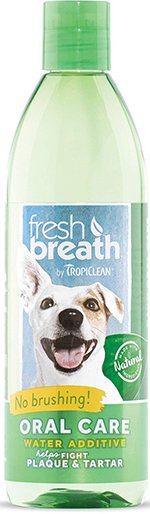 Tropiclean Fresh Breath Plaque Remover Pet Water Additive