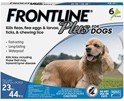 Frontline Plus for Dogs Medium Dog (23-44 pounds) Flea and Tick Treatment