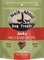 Walk About Grain-Free Wild Boar with Apple Jerky Dog Treats, 