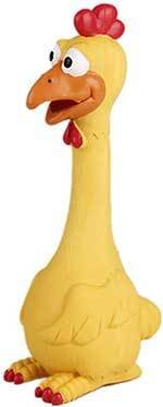 Tamu style Dog Safe Latex Screaming Chicken Toys & Best Pet Squeaky Duck Toys & Soft Fun Sound Toys