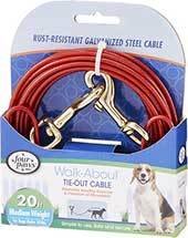 Four Paws Medium Weight Tie Out Cable