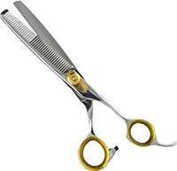 Sharf Gold Touch 42-Tooth Professional Dog Thinning Scissors, 6.5-in