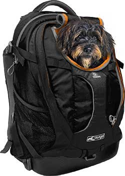 Kurgo G-Train Airline-Approved Dog Carrier Backpack , Black