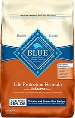 Blue Buffalo Life Protection Formula Large Breed Senior Chicken & Brown Rice Recipe Dry Dog Food