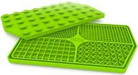 Mighty Paw Dog Lick Pad  BPA-Free Food Grade Silicone Mat for Fun Anxiety & Boredom Relief Strong Suction Cups for Easy Grooming and Slow Feeding Supports Dental Health Dishwasher Safe