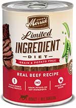 Merrick Grain-Free Limited Ingredient Diet Beef Recipe Canned Dog Food
