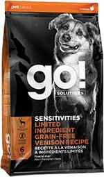 Go! SENSITIVITIES Limited Ingredient Venison Grain-Free Dry Dog Food