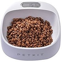 dog food bowl with scale to measure portions