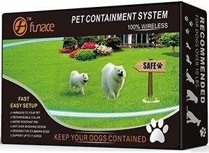 100% Wireless Pet Containment System - Safe & Easy Install WiFi Radio Dog Fence - No Wire