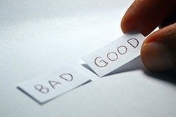 Choose bad vs good