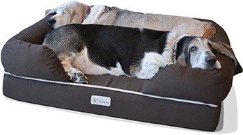 PetFusion Ultimate Dog Lounge. Premium Edition with Solid Memory Foam.