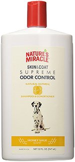 Nature's Miracle Supreme Odor Control Natural Oatmeal Shampoo & Conditioner - Honey Sage Scent