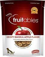 Fruitables Crispy Bacon & Apple Flavor Crunchy Dog Treats,