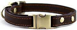 chede Luxury Real Leather Dog Collar- Handmade for Medium Dog Breeds with The Finest Genuine Leather Collar That is Stylish,Soft Strong and Comfortable