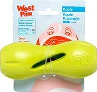 West Paw Qwizl Dog Toy, Granny Smith Green