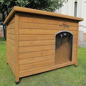Pets Imperial Extra Large Insulated Wooden Norfolk Dog Kennel With Removable Floor For Easy Cleaning