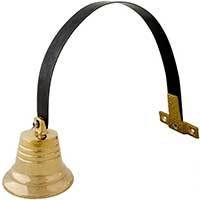 Dog Doorbell - GoGo Bell Deluxe with Solid Brass Bell for Loud Clear Tone