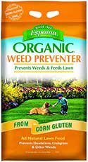 Espoma Weed Preventer Plus Lawn Food, Natural Lawn Food, Prevents Dandelions, Crabgrass, & Other Weeds, 25 lb