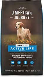 American Journey Active Life Formula Large Breed Salmon, Brown Rice & Vegetables Recipe Dry Dog Food, 