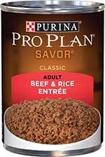 Purina Pro Plan Savor Adult Classic Beef & Rice Entree Canned Dog Food
