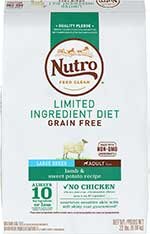 Nutro Limited Ingredient Diet Grain-Free Adult Large Breed Lamb & Sweet Potato Recipe Dry Dog Food