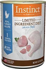 Instinct Limited Ingredient Diet Grain-Free Real Turkey Recipe Wet Canned Dog Food 